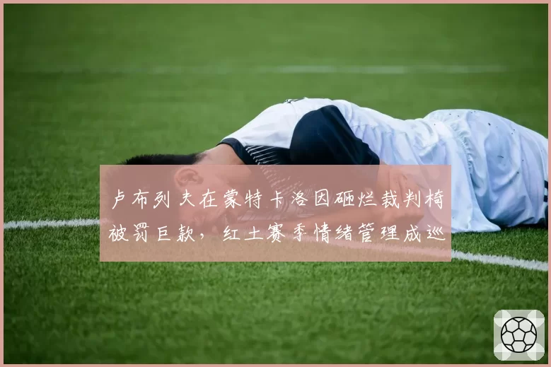 卢布列夫在蒙特卡洛因砸烂裁判椅被罚巨款,红土赛季情绪管理成巡回赛隐患
